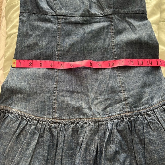Strapless Denim🤠Dress (Size Medium) - Picture 9 of 10